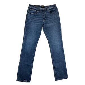 Outpost Makers Jeans Mens‎ 32x34 Blue Denim Original Straight Stretch